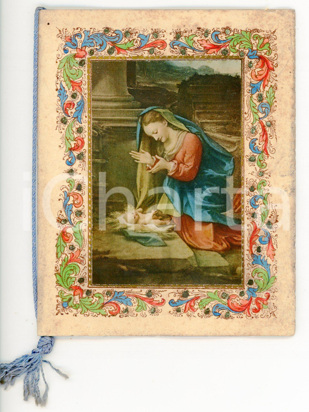 Oggetto da collezione cartaceo 1942 MILANO Associazione Giovani Studenti Santo Stanislao  Calendario 10x13 cm 1