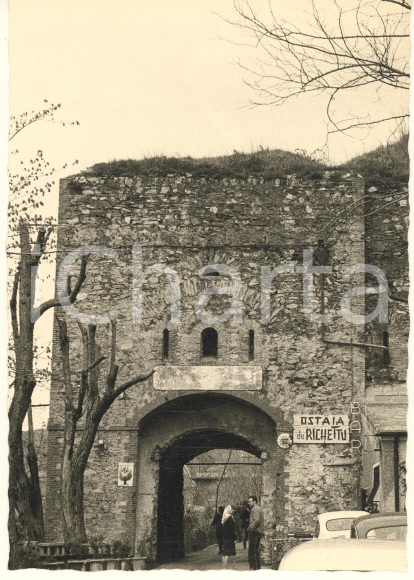Fotografia d epoca originale 1965 ca GENOVA Forte Castellaccio e Ostaia du Richettu Foto animata 10x15 cm 1