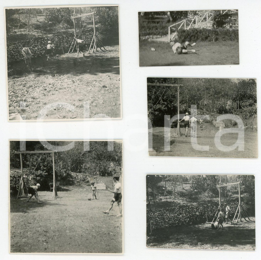 Fotografia d epoca originale 1935 TRIESTE  OPICINA Bambini giocano in giardino  Lotto 5 foto 1