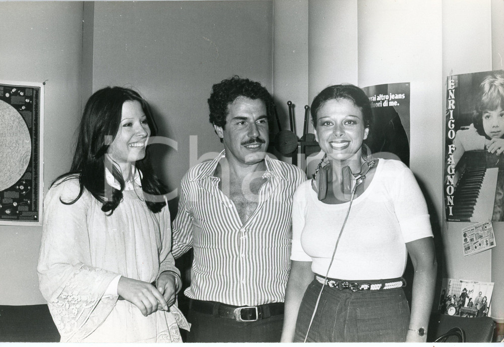 Fotografia d epoca originale 1980 ca ITALIA  SPETTACOLO Sandra MILO Rosanna FRATELLO Foto 30x20 cm 1