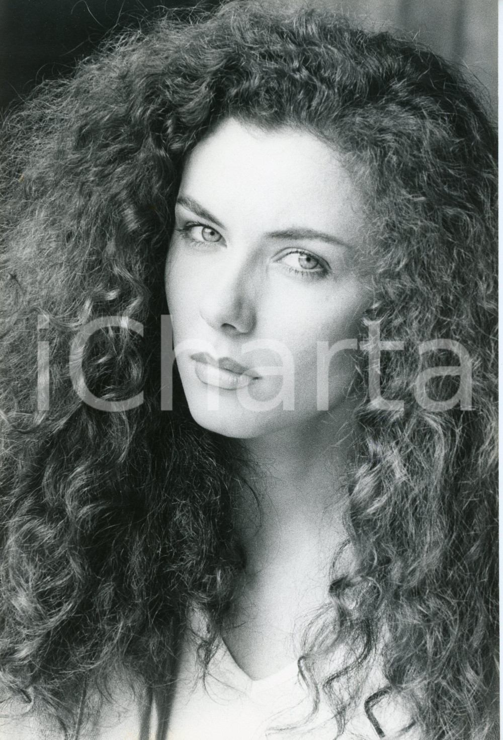 Fotografia d epoca originale 1980 ca ITALIA  SPETTACOLO Eleonora BRIGLIADORI Ritratto  Foto 20x30 cm 1