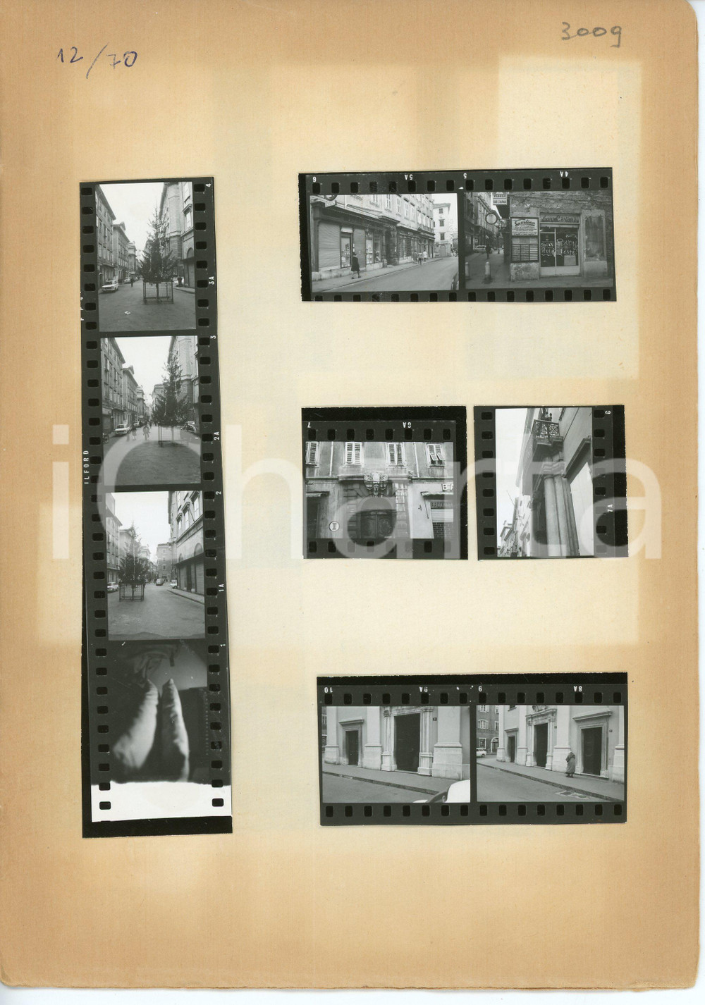 Fotografia d epoca originale 1970 TRIESTE Bar Cavana PANETTERIA ZIBERNA Vedute del porto  Lotto 38 provini 1