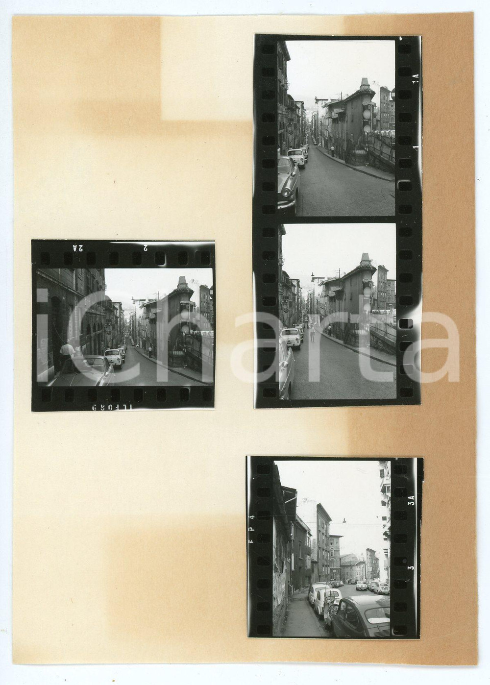 Fotografia d epoca originale 1970 TRIESTE Casa strettissima tra Via Toti e Via del Bosco  Lotto 4 provini 1