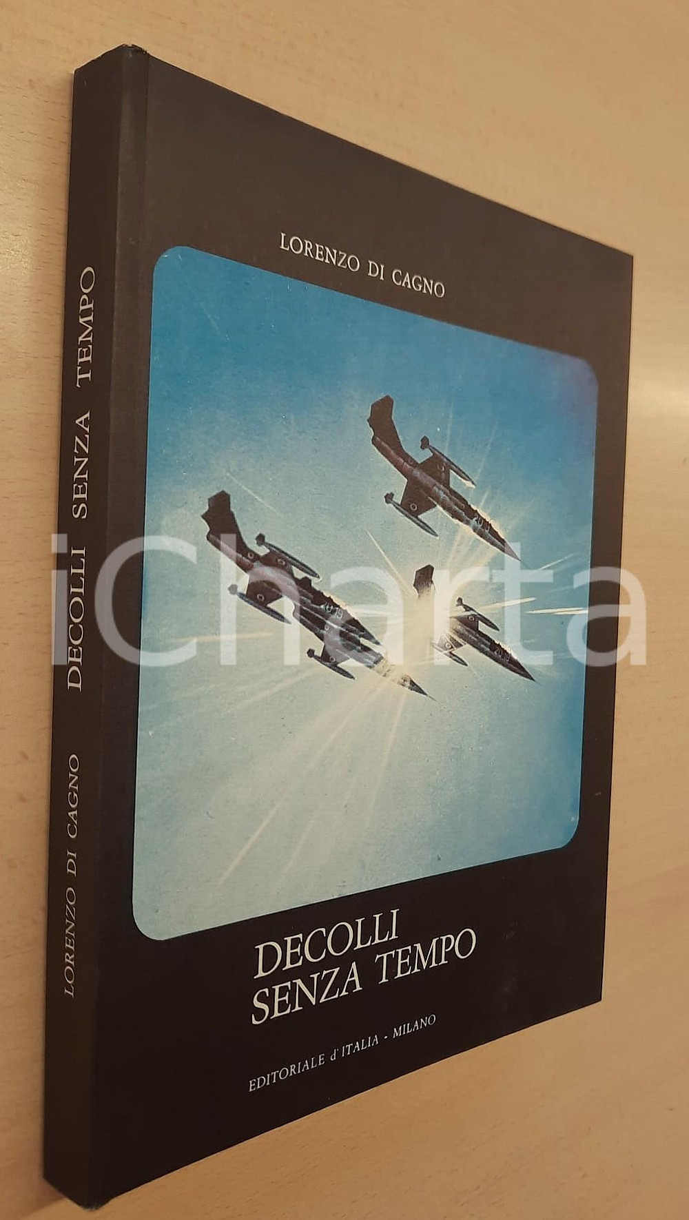 Libro, pubblicazione d epoca 1973 AERONAUTICA Lorenzo DI CAGNO Decolli senza tempo  Invio AUTOGRAFO 1