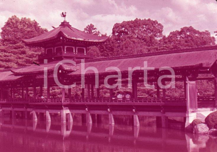 Fotografia d epoca originale 1970ca KYOTO JP Taiheikaku Heian Shrine 35 mm VINTAGE SLIDE 1
