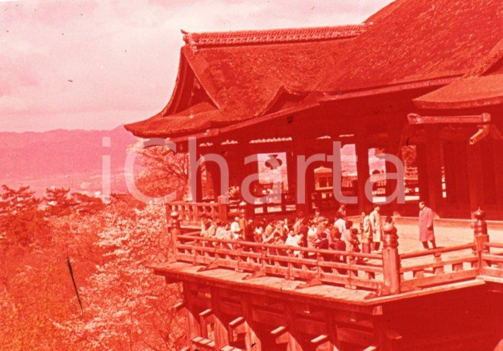 Fotografia d epoca originale 1970ca KYOTO JP The Kiyomizu Temple 35 mm VINTAGE SLIDE 1