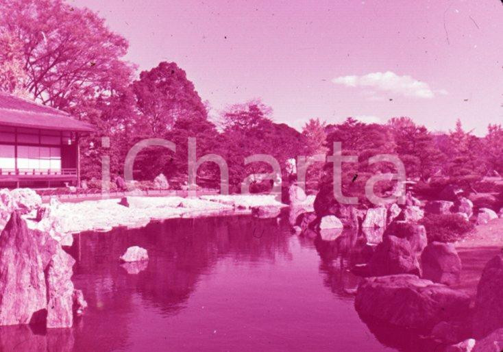 Fotografia d epoca originale 1970ca KYOTO JP Seiryuen garden, Nijo Castle 35 mm VINTAGE SLIDE 1