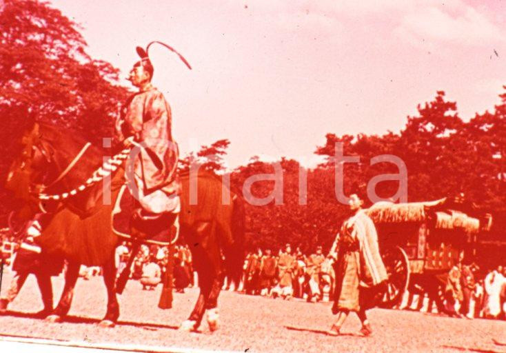 Fotografia d epoca originale 1970ca KYOTO JP The Jidai Festival 35 mm VINTAGE SLIDE 1