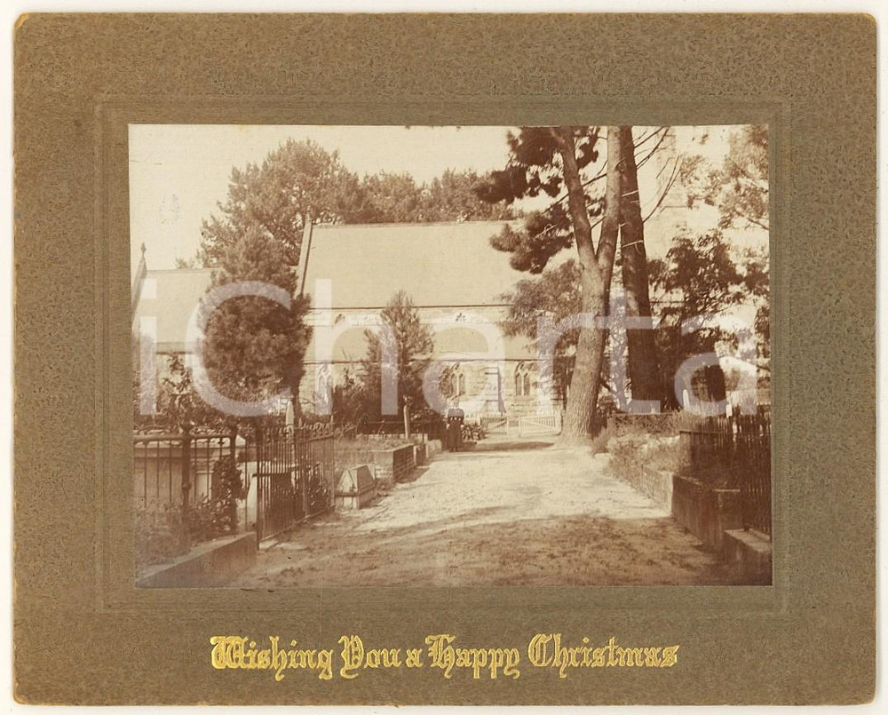 Fotografia d epoca originale 1900 ca CLAREMONT/ CAPE TOWN St. Saviour s Church RARE old photo SOUTH AFRICA 1