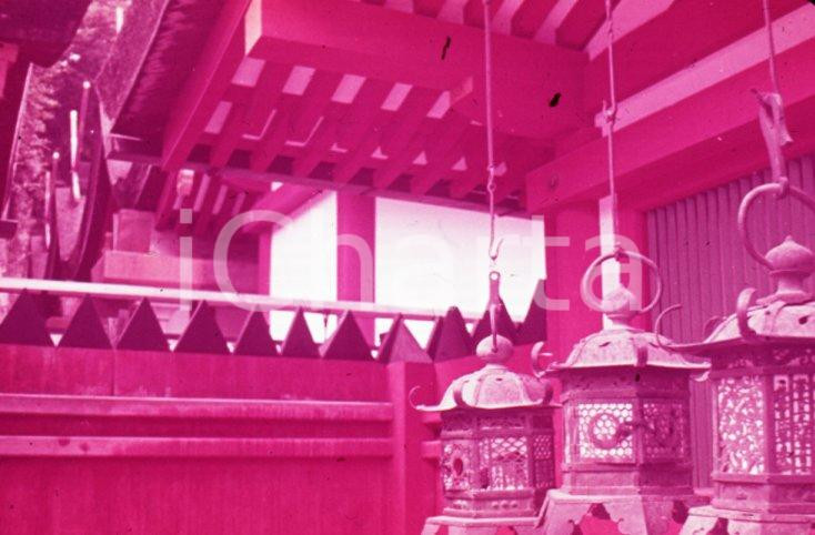Fotografia d epoca originale 1970ca NARA JP The Kasuga Shrine 35 mm VINTAGE SLIDE 1