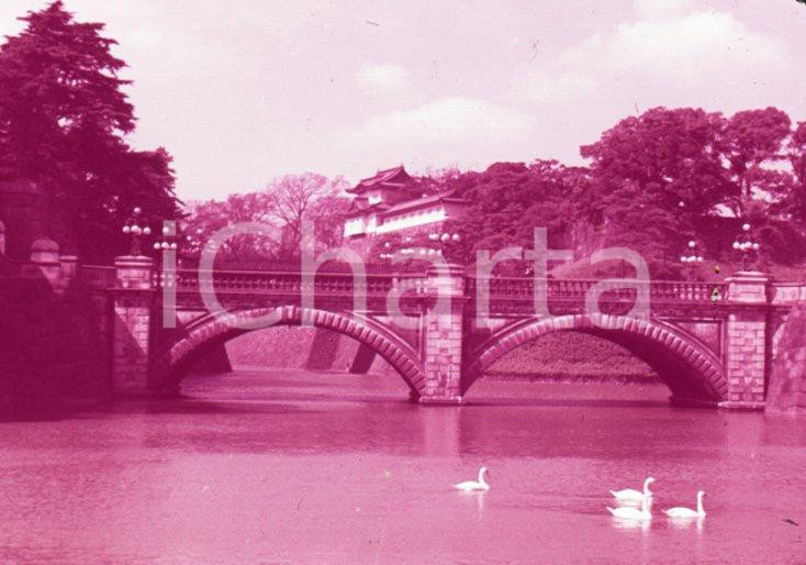 Fotografia d epoca originale 1970ca TOKIO The Imperial Palace 35 mm VINTAGE SLIDE 1
