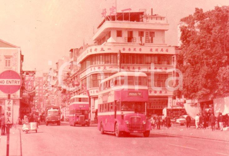 Fotografia d epoca originale 1970ca HONG KONG Shanghai street Kowloon  35 mm VINTAGE SLIDE 1
