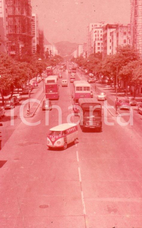 Fotografia d epoca originale 1970ca HONG KONG Princess road at Kowloon  35 mm VINTAGE SLIDE 1