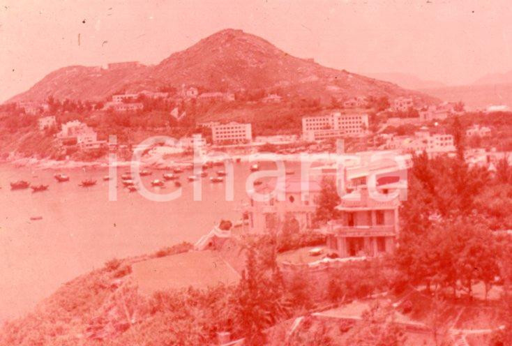 Fotografia d epoca originale 1970ca HONG KONG Image of Stanley 35 mm VINTAGE SLIDE 1