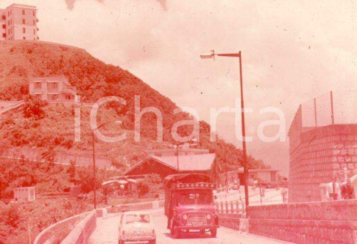 Fotografia d epoca originale 1970ca HONG KONG Victoria Peak at Kowloon 35 mm VINTAGE SLIDE 1