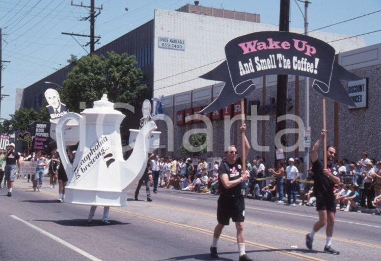 Fotografia d epoca originale 1988 LOS ANGELES Gay parade 35 mm VINTAGE SLIDE 5 1