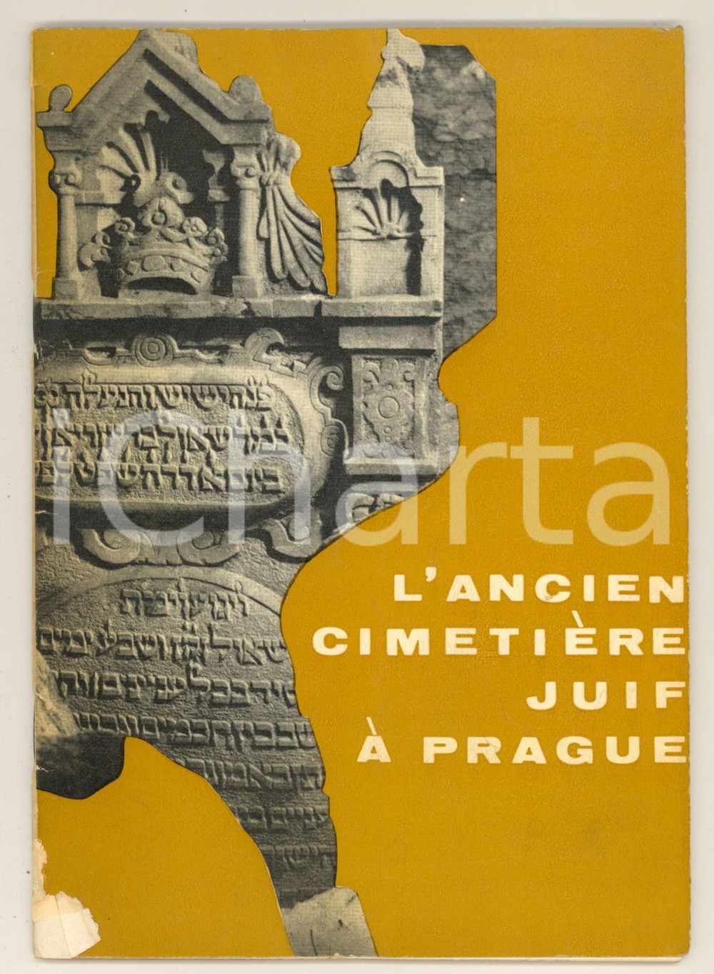 Libro, pubblicazione d epoca 1960 ca PRAGUE Musée Juif   Jan HERMAN L ancien cimetière juif à Prague RARO 1