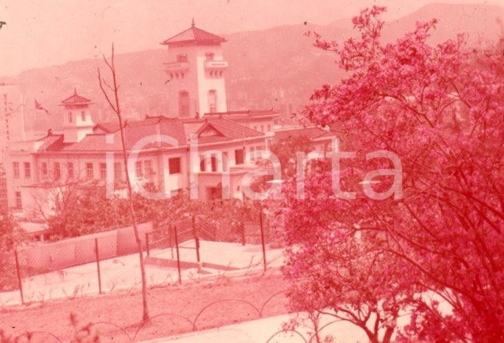 Fotografia d epoca originale 1970 ca HONG KONG Governor s House  35 mm VINTAGE SLIDE 1