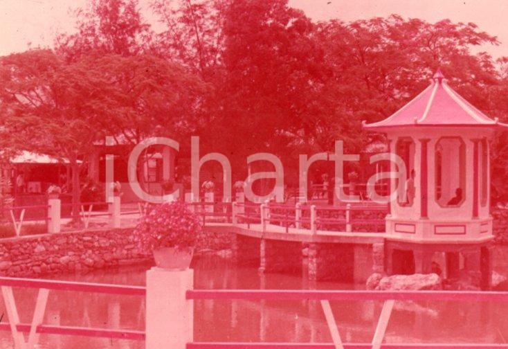 Fotografia d epoca originale 1970ca HONG KONG Luk Yuen hotel of the New Territories  35 mm VINTAGE SLIDE 1