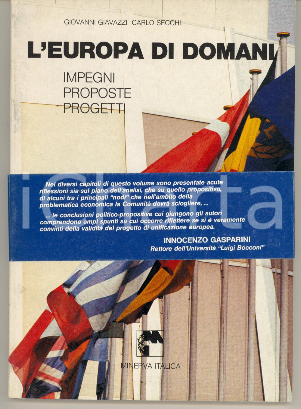 Libro, pubblicazione d epoca 1984 Giovanni GAVAZZI Carlo SECCHI L Europa di domani Minerva Italica 1