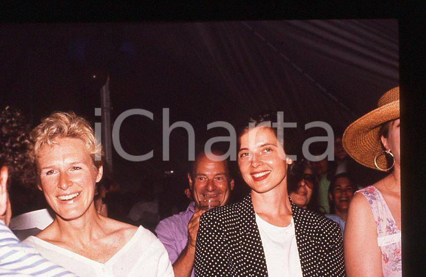 Fotografia d epoca originale 1990 ca CINEMA Isabella ROSSELLINI Glenn CLOSE  35 mm vintage slide 2 1