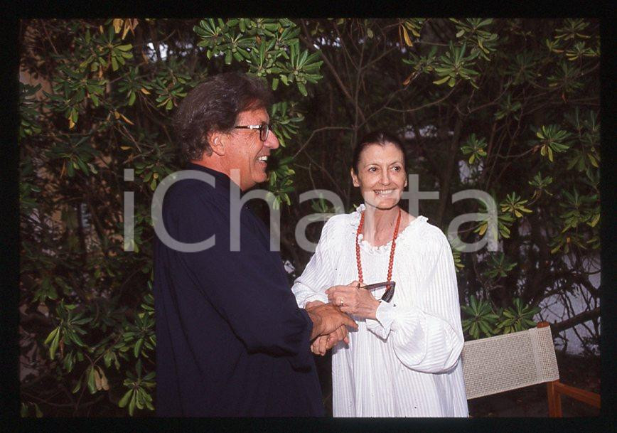 Fotografia d epoca originale 1995 ca LA VERSILIANA Carla FRACCI Peppino DI CAPRI 35mm vintage slide 1 1