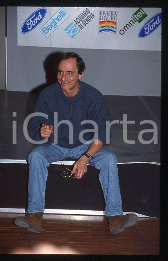 Fotografia d epoca originale 2000 ca ITALIA  MUSICA Roberto VECCHIONI Ritratto  35mm vintage slide 1