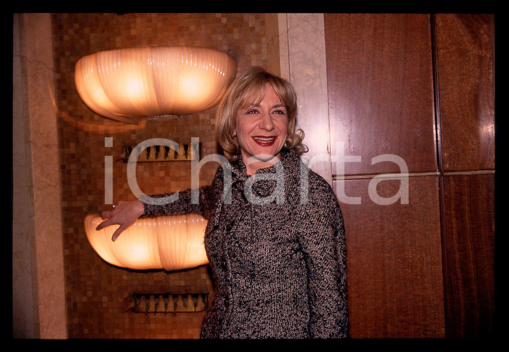Fotografia d epoca originale 1995 ca CINEMA Monica SCATTINI Ritratto dell attrice 35mm VINTAGE SLIDE 6 1