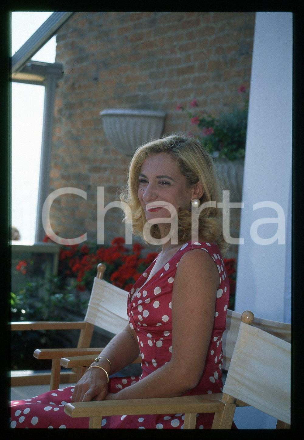 Fotografia d epoca originale 199a VENEZIA Monica SCATTINI alla Mostra del Cinema  35mm VINTAGE SLIDE 3 1