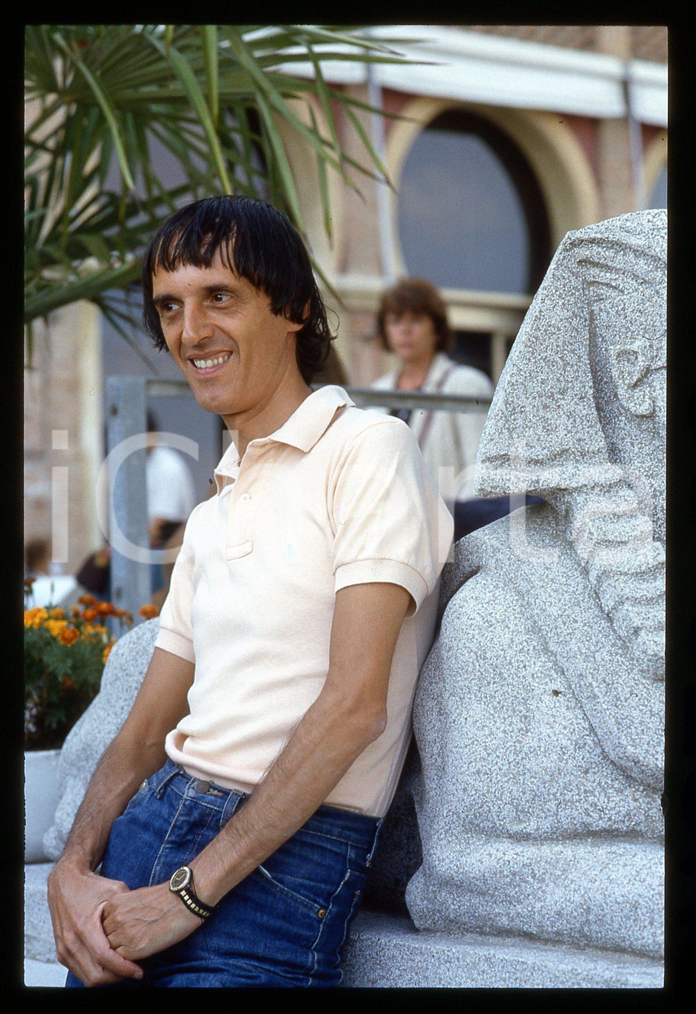Fotografia d epoca originale 1985 ca VENEZIA Dario ARGENTO alla Mostra del cinema 35mm VINTAGE SLIDE 5 1