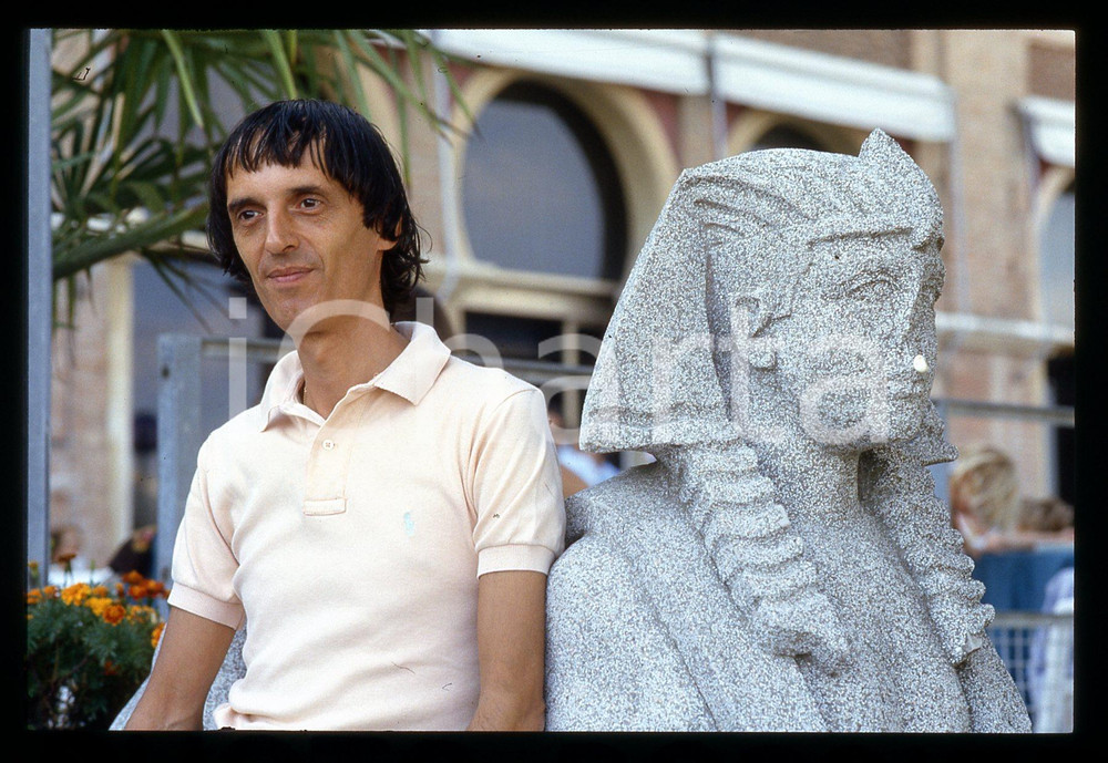 Fotografia d epoca originale 1985 ca VENEZIA Dario ARGENTO alla Mostra del cinema 35mm VINTAGE SLIDE 4 1