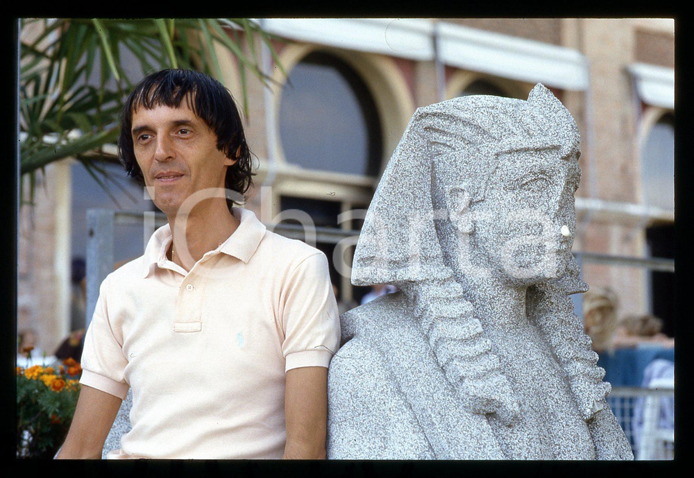 Fotografia d epoca originale 1985 ca VENEZIA Dario ARGENTO alla Mostra del cinema 35mm VINTAGE SLIDE 3 1