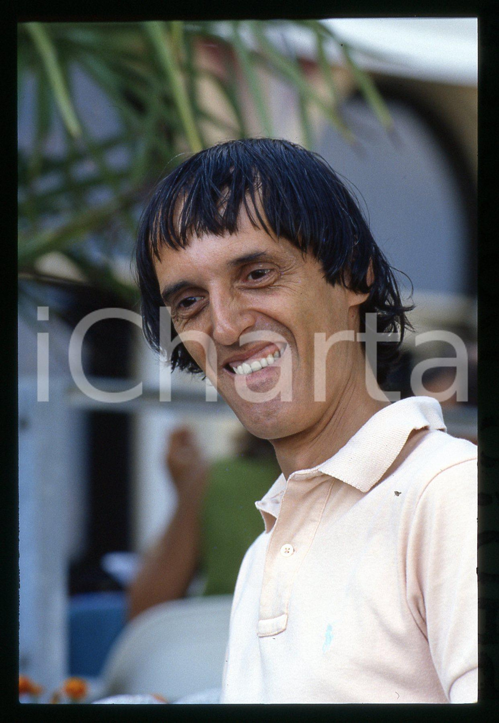 Fotografia d epoca originale 1985 ca VENEZIA Dario ARGENTO alla Mostra del cinema 35mm VINTAGE SLIDE 1 1