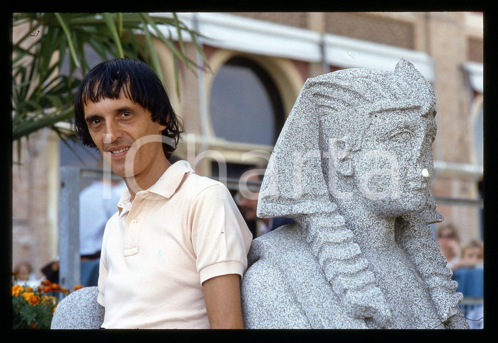 Fotografia d epoca originale 1985 ca VENEZIA Dario ARGENTO alla Mostra del cinema 35mm VINTAGE SLIDE 8 1