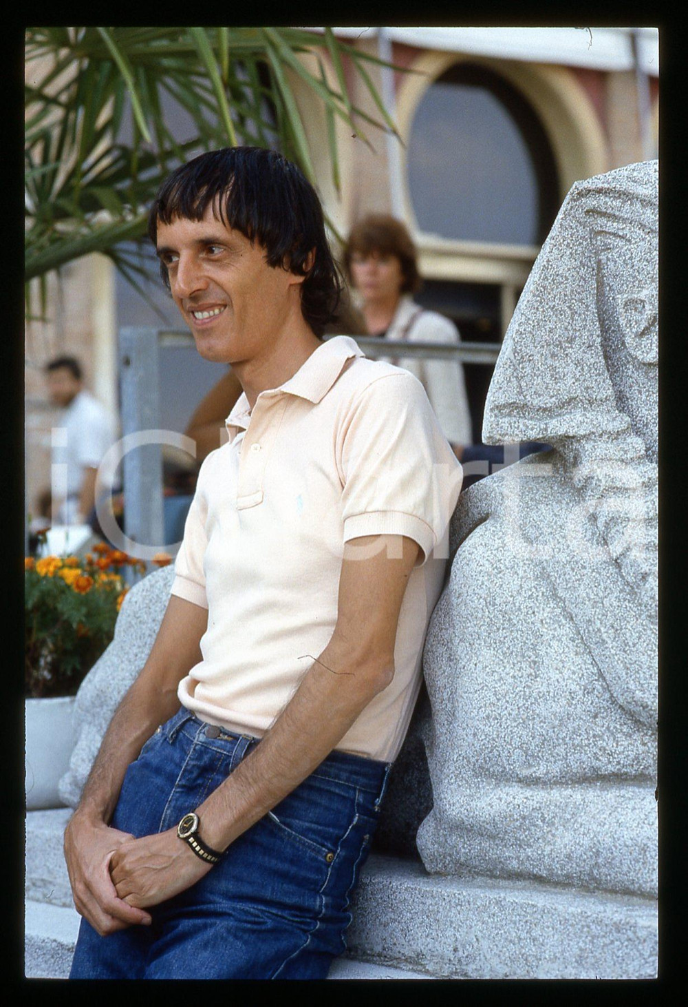 Fotografia d epoca originale 1985 ca VENEZIA Dario ARGENTO alla Mostra del cinema 35mm VINTAGE SLIDE 7 1