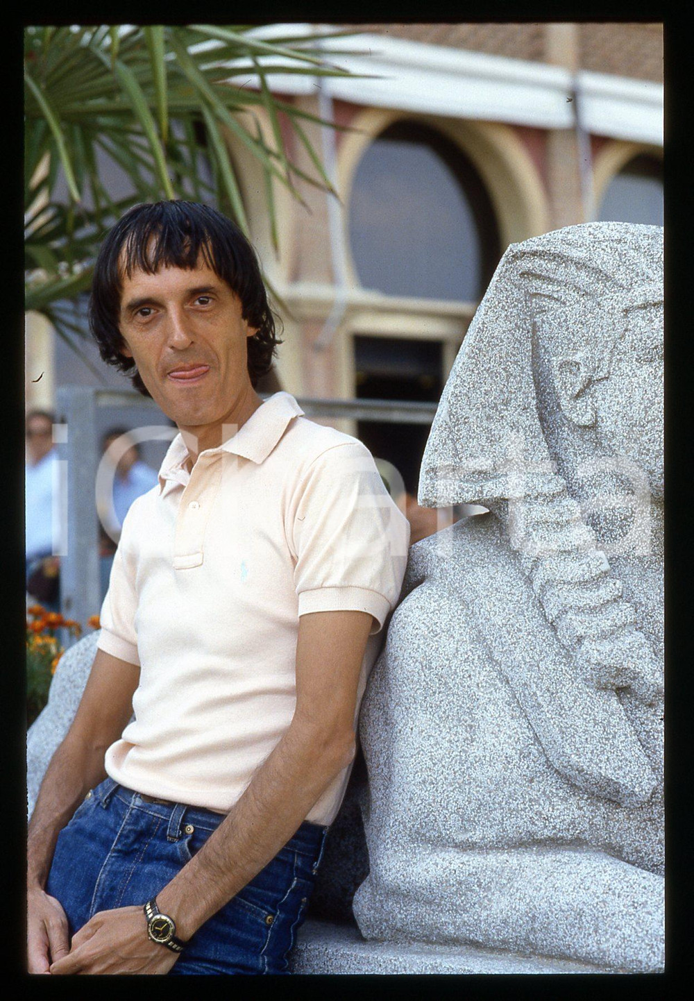Fotografia d epoca originale 1985 ca VENEZIA Dario ARGENTO alla Mostra del cinema 35mm VINTAGE SLIDE 6 1