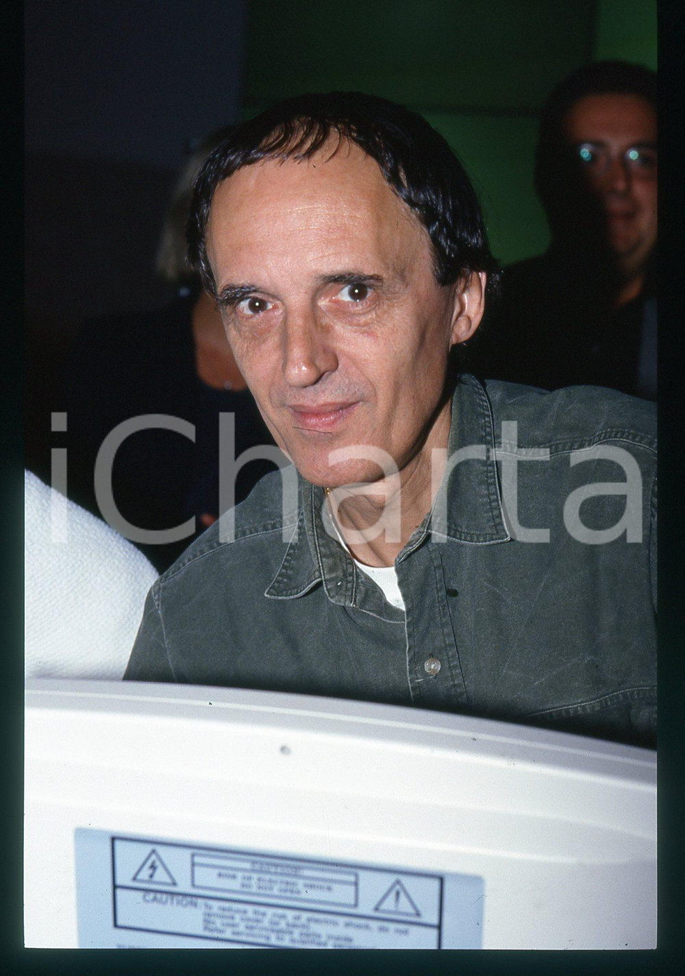 Fotografia d epoca originale 2000 ca CINEMA Dario ARGENTO Ritratto del regista HORROR 35mm VINTAGE SLIDE 18 1