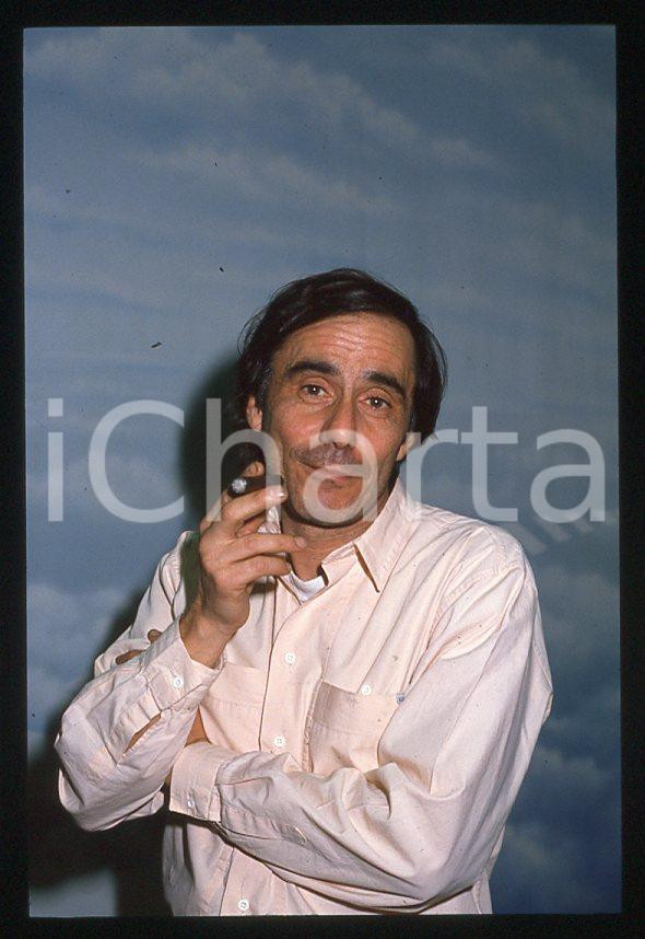 Fotografia d epoca originale 1990 ca ITALIA  MUSICA Roberto VECCHIONI in concerto  35 mm vintage slide 9 1