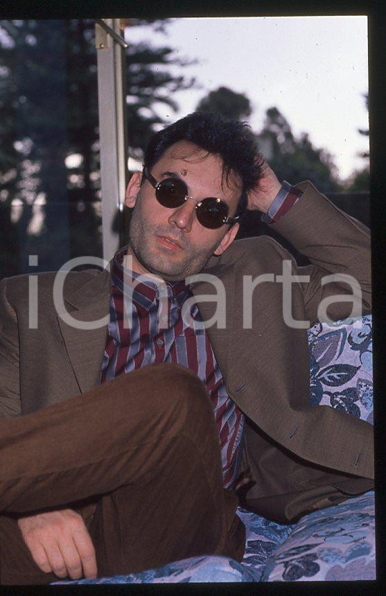Fotografia d epoca originale 1985 ca ITALIA  MUSICA Pino MANGO Ritratto cantante  35mm vintage slide 2 1