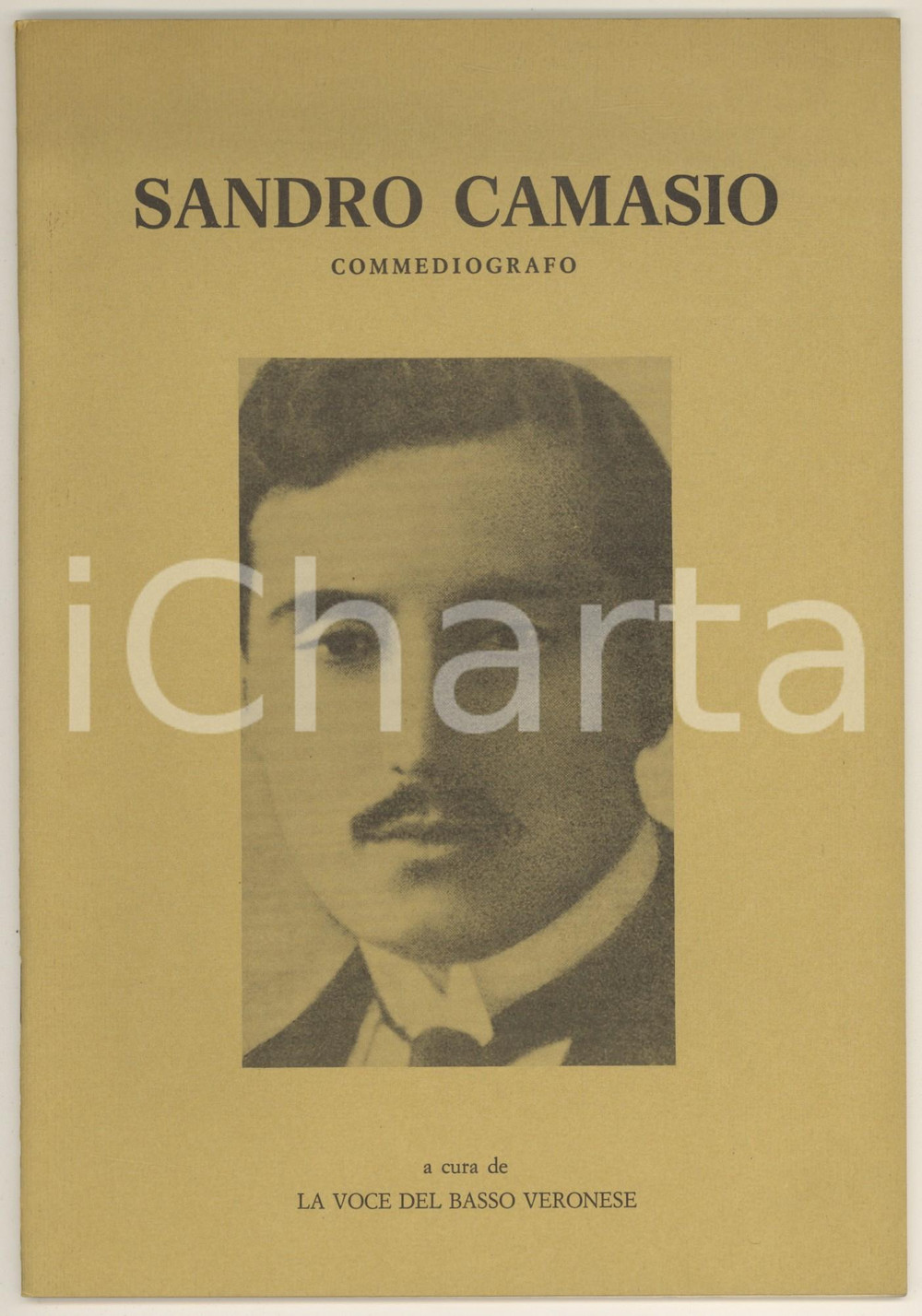 Libro, pubblicazione d epoca 1979 Bruno DE CESCO  Sandro Camnasio commediografo 21 pp. RARO 1