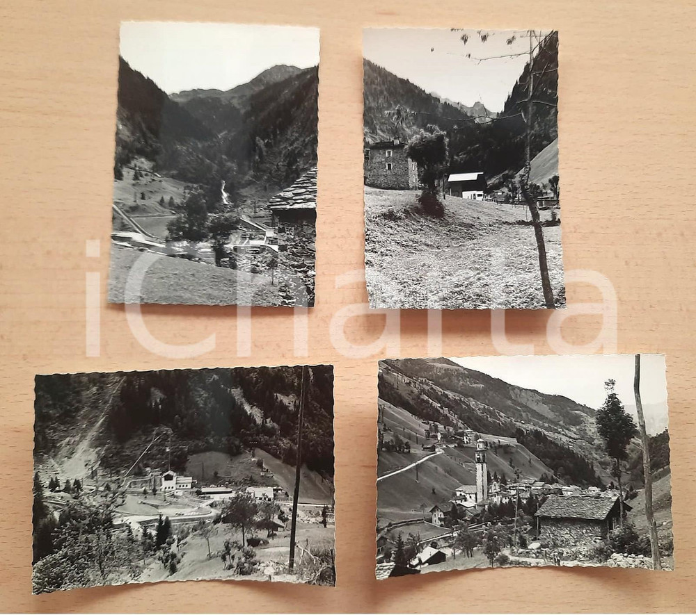 Fotografia d epoca originale Luglio 1957 GEROLA ALTA SO Vedute panoramiche  Funivia Lotto 4 foto 10x7 cm 1
