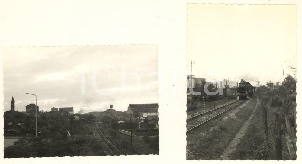 Fotografia d epoca originale 1957 MILANO SPARITA  FERROVIE  Porta Genova e San Cristoforo 2 foto 10x7 1