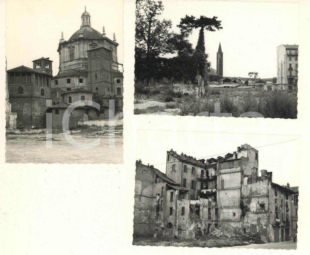 Fotografia d epoca originale 1957 MILANO SPARITA  TICINESE  S. Lorenzo  Case di ringhiera 3 foto 10x7 1