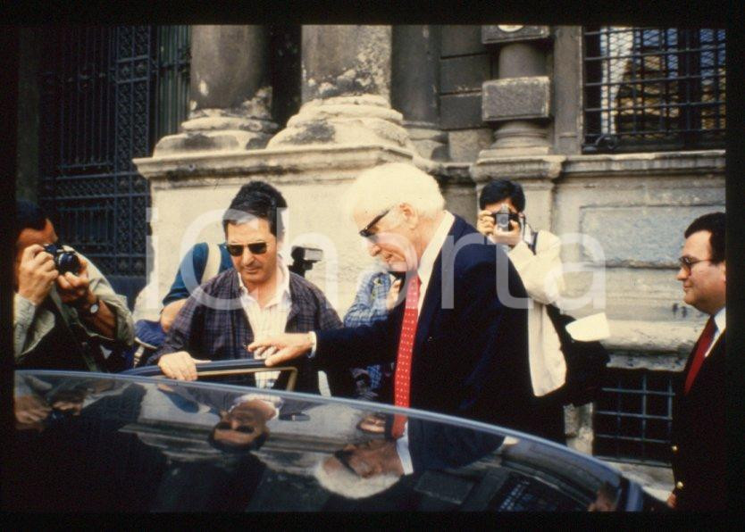 Fotografia d epoca originale 1988 MILANO Burt LANCASTER  35 mm vintage slide 14 1