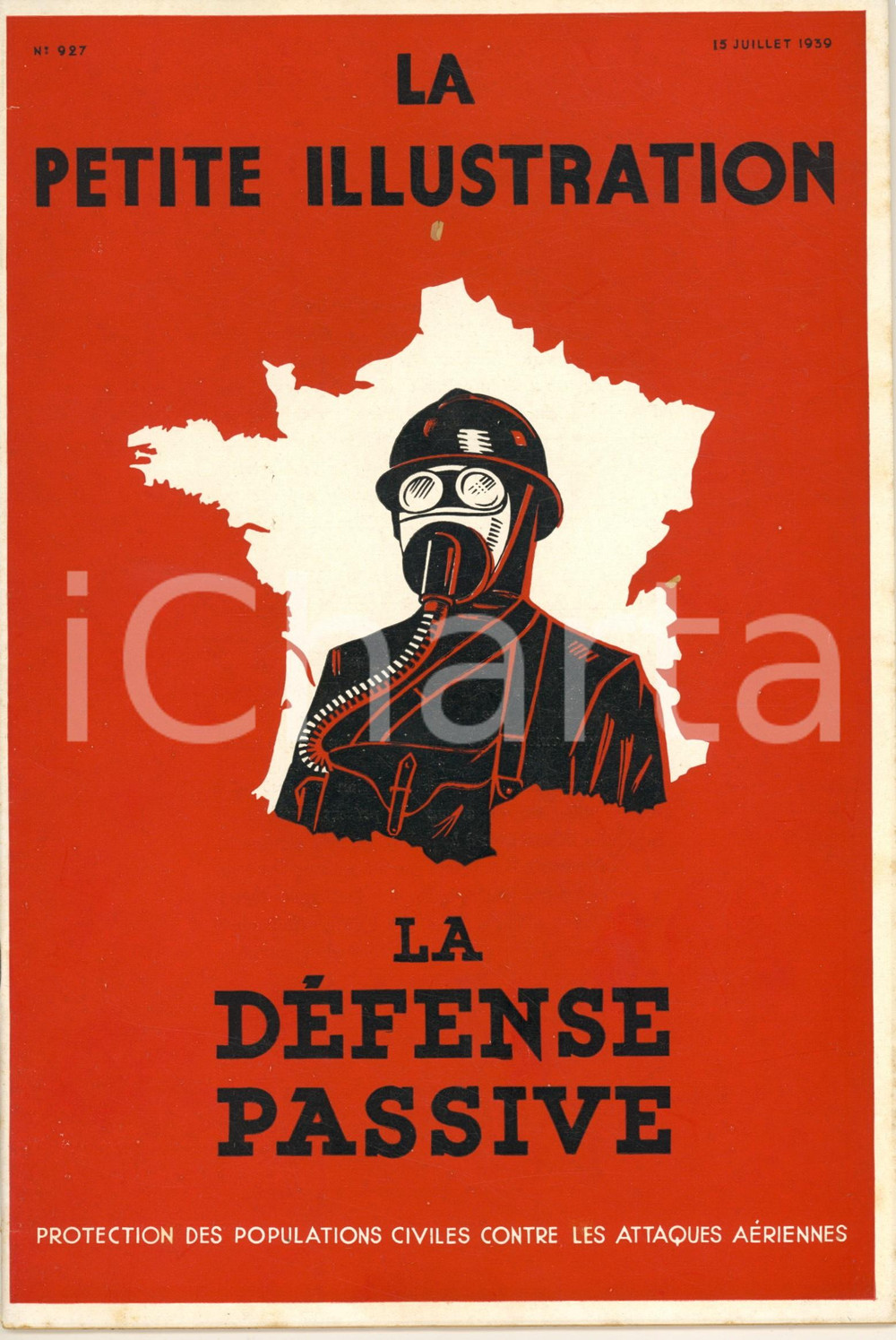 Giornale, rivista storica 1939 WW2 LA PETITE ILLUSTRATION  Robert CHENEVIER La défense passive Rivista 1