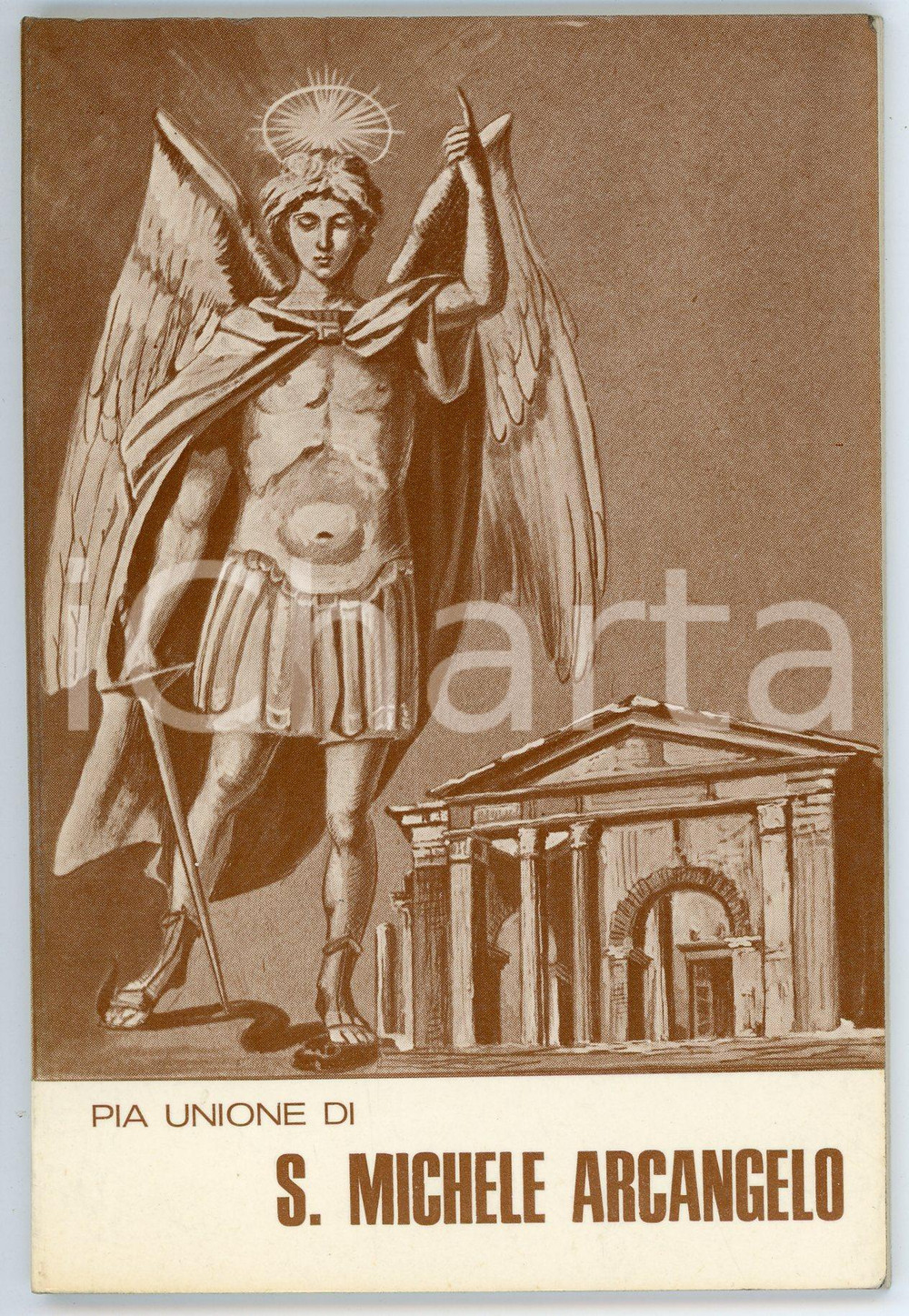 Libro, pubblicazione d epoca 1969 ROMA Chiesa di Sant Angelo in Pescheria  Pia Unione SAN MICHELE ARCANGELO 1