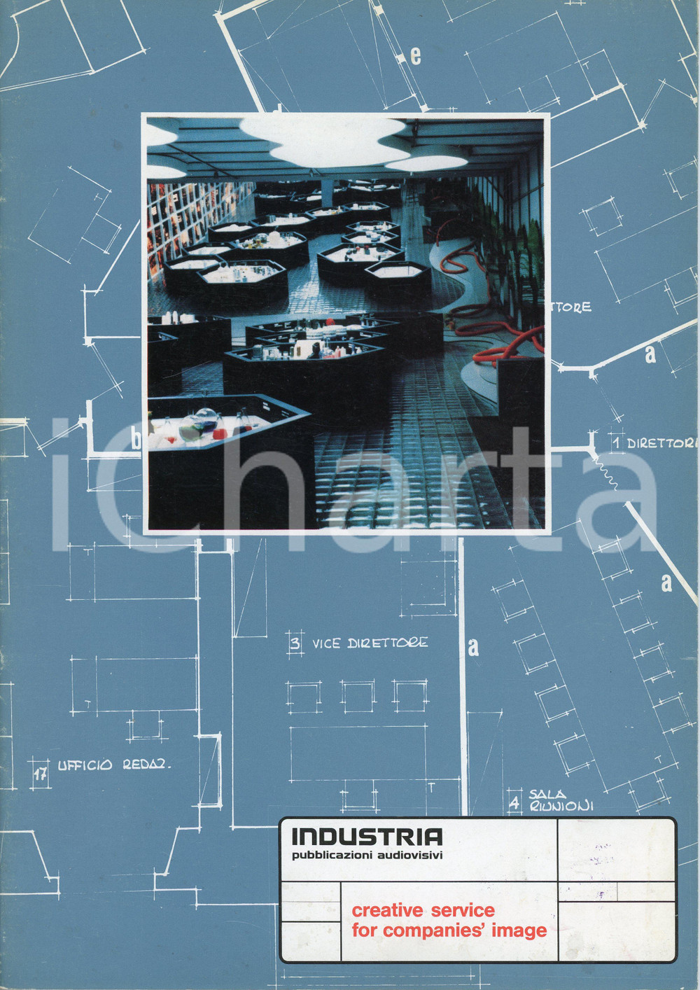 Libro, pubblicazione d epoca 1975 MILANO Audiovisivi INDUSTRIA Creative service for companies Pubblicazione 1