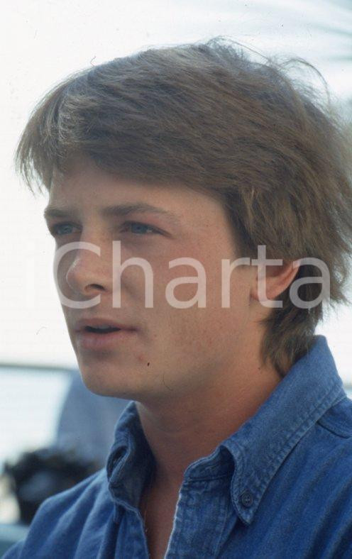 Fotografia d epoca originale 1985 VENEZIA Michael J. FOX alla Mostra del Cinema 35mm VINTAGE SLIDE 4 1