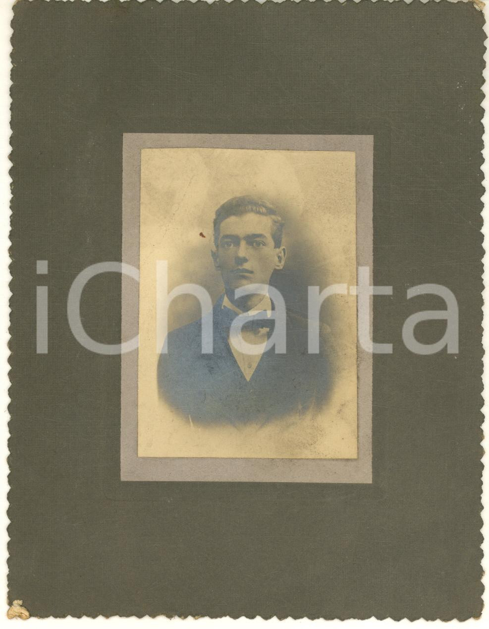 Fotografia d epoca originale 1920 ca DIETIKON SVIZZERA Ritratto di Luigi PARACCHINI Foto 12x16 cm 1