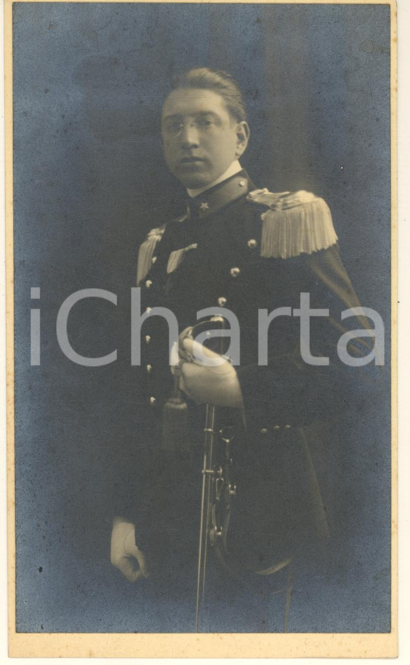 Fotografia d epoca originale 1920 ca REGIO ESERCITO Ufficiale Ernesto MARINI Foto ALBAN Alexandrie EGYPT 1 1